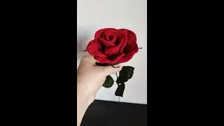 Elegant Crochet Rose/Trandafir elegant crosetat