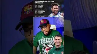 Messi Being Number 1 and Ronaldo being Number 9 in the list of TOP 25 athletes i unfair #messi #cr7