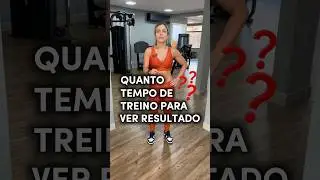 Quanto tempo de Treino para ver o Resultado #academia #fitness #musculacao #treino