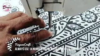 transform your block print clothes with mirror work