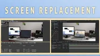 Screen replacement using After effects and mocha