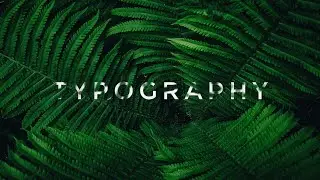 Typography /using snapseed /text behind object