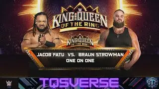 Матч 6. Полуфинал. Джейкоб Фату против Брауна Строумана. Король ринга. WWE 2K25. TQS