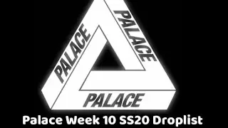 Palace Week 10 SS20 droplist