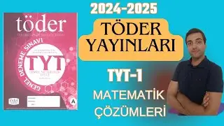 TÖDER  YAYINLARI /2025 KASIM  AYI TÜRKİYE GENELİ MATEMATİK DENEME ÇÖZÜMLERİ (1-40)