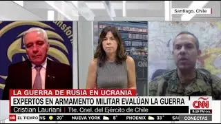 Entrevista al Teniente Coronel Cristián Lauriani en CNN en español sobre el conflicto Rusia-Ucrania