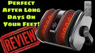 Caresky Shiatsu Foot, Calf, & Arm Massager with Heat Review: AMAZING for Pain Relief!