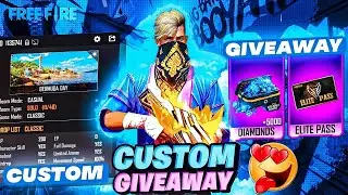 CHANDU Live Customs Giveaway for Subscribers🔥😍 Garena Free Fire #freefirelive