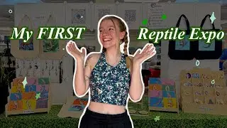 Selling Art At My FIRST Reptile Expo!
