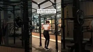 How to set up the squat rack PROPERLY 👀 #squatday #gymtips #workoutsforbeginners  #fitness