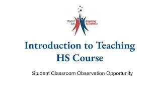 Introduction to Teaching - Staff Opportunity
