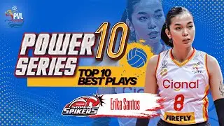 Top 10 Best Plays | Erika Santos | 2025 PVL on Tour MVP
