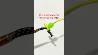 The simplest and most secure knot to tie the main line to a fishing rod | Fishing knot.