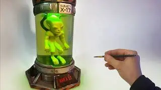 I Made an Alien Experiment from Polymer Clay | Area 51
