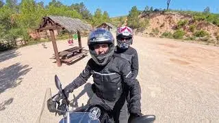 Viaje en moto a Pantano de CORTES DE PALLAS