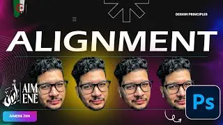 مبادئ تصميم الجرافيك - المحاذات - Alignment Design principles