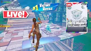 FNCS Trios Last Chance Qualifier with NO ONE (Because of a Matchmaking Error) | !newvid !trio !delay