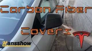 Hansshow Carbon Fiber Mirror Cover as the Model Y Juniper!
