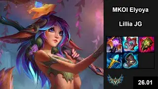 MKOI Elyoya (Lillia) vs (Diana) - EUW Challenger - New season Patch 26.01