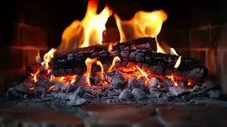 🔥 Relaxing 10-Minute 4K Fireplace | Cozy Fire Sounds for Sleep, Study & Relaxation 🔥