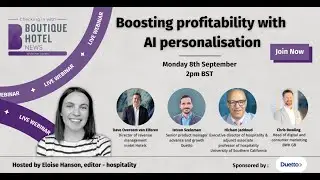 BHN Webinar - Boosting profitability with AI personalisation