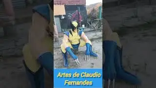 Wolverine - Arte de Claudio Fernandes #artes #esculturas #artesanato #artistaplastico #artesa