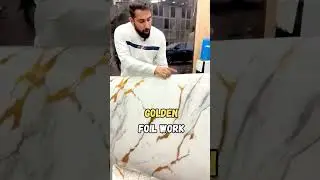 UV Roll Sheet Design on Fluted Panels | Modern Interiors
