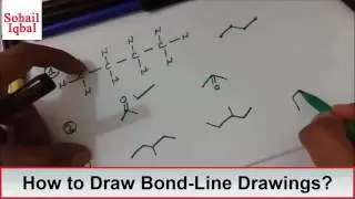 How to Draw Bond Line Drawings   Simple Way to Draw Bond Line Structure