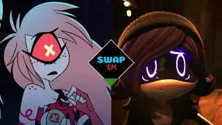 CHERRI BOMB & UZI VOICE SWAP | Hazbin Hotel/Murder Drones