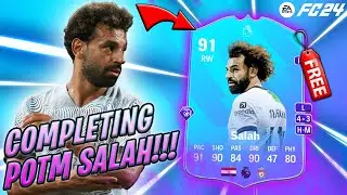 91 POTM SALAH IS INSANE🤯 HOW TO COMPLETE POTM SALAH SBC FOR FREE!!!😳🤯✅ FIFA 24 POTM SALAH SBC 👀