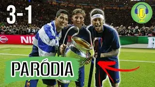 ♫ JOGO HISTÓRICO, JUVENTUS 1X3 BARCELONA, A CHAMPIONS QUE NEYMAR VENCEU | Paródia Cheirosa - J&M