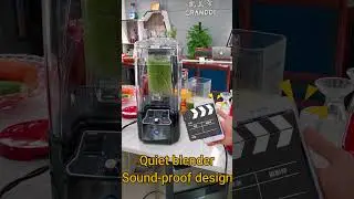 CRANDDI Quiet Blender K90 | Professional Commercial blender for kitchen with Sound-proof shield