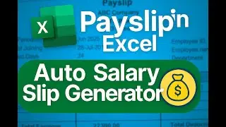Download Free Excel Payslip Format | Step-by-Step Tutorial with Formulas