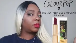 COLOURPOP X DISNEY COLLAB||  REVIEW & SWATCHES|| #colourpop #colourpopxdisney