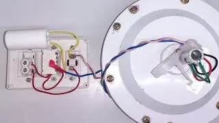 Ceiling fan capacitor connection in switch board | फैन कैपेसिटर स्विच बोर्ड में वायरिंग कैसे करें