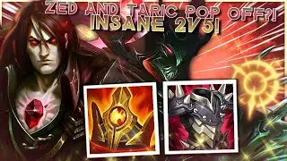 GrandMaster Taric Jungle -- Smurfing w/ Zed 2v5 Wincon