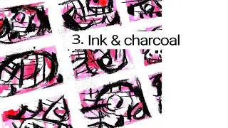 Ink and charcoal TIRELS 3