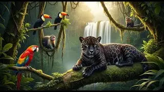 Wild Amazon Rainforest 4K: Majestic Animals & Peaceful Nature Sounds