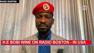 BOBI WINE ATUUSE KU RADIO UGANDA E BOSTON MU AMERICA