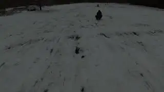 Snow ride Abfahrt Silberborn Rodelhang