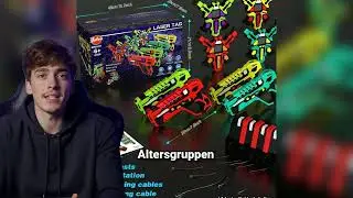 Produkttest Laser Tag Set 4  VATOS
