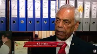 ISLAMIC FINANCE TV HOST WAQAR WITH MALIK KHUDA BUKSH CHAIRMAN MALIK GROUP