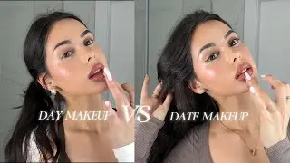Easy Glowy Makeup 🤍 Daily Clean Girl vs Date Night Glam
