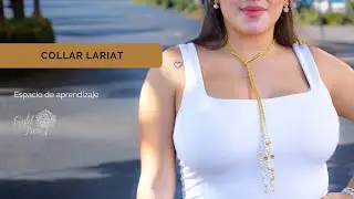 Learn step by step how to make a Lariat style necklace with pearls and chains