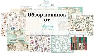💖Самые новые новинки от Mintay 💖 Обзор материалов для скрапбукинга