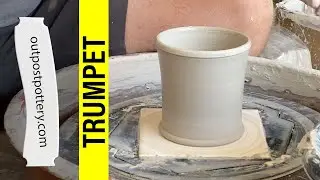 How to Throw a Trumpet Shaped Mug on the Pottery Wheel