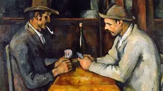 The Card Players, Cezanne's oil painting process, Copying Impressionist style Paintings.
