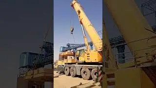 How to set counter weight of LIEBHERR #officialajam #counterweight #Liebherr