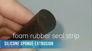 silicone sponge extrusion | silicone sponge cord