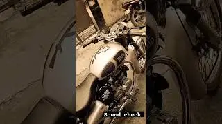 classic 350 bend pipe and change sound #bullet #royalenfield #vintage #g2 #bulletlover #explore #fyp